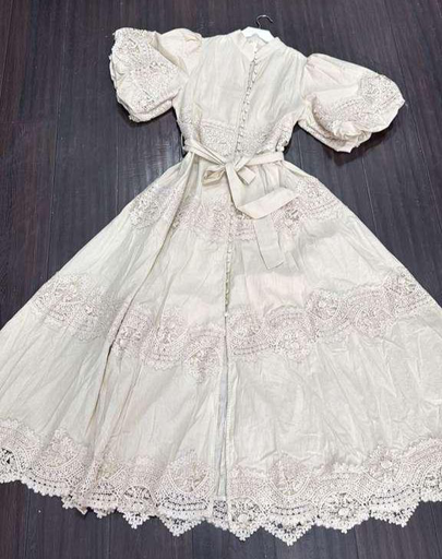 Dress midi lace beige JJ FARYLAND
